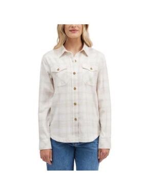 Frank & Oak Organic Cotton Super Soft Plaid Flannel Button Up Shirt, size XL